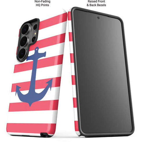 Nautical Stripes Galaxy S26 Ultra Impact Case