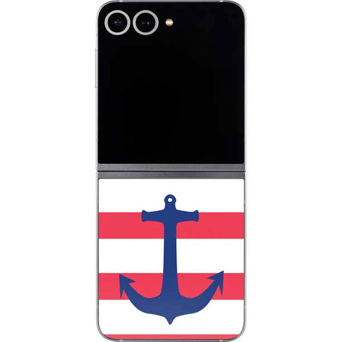 Nautical Stripes Galaxy Z Flip6 Skin