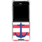 Nautical Stripes Galaxy Z Flip6 Clear Case