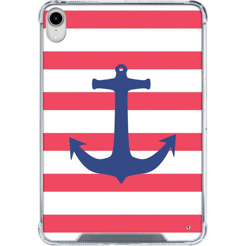 Nautical Stripes iPad 11th Gen (2025) Clear Case