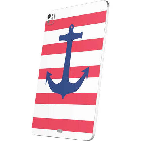 Nautical Stripes iPad Pro 13in M4 (2024) Skin