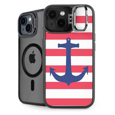 Nautical Stripes iPhone 13 Kickstand Case