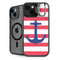 Nautical Stripes iPhone 13 Kickstand Case