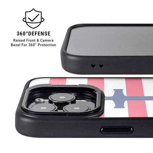 Nautical Stripes iPhone 13 Pro Kickstand Case