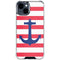 Nautical Stripes iPhone 15 Clear Case