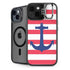 Nautical Stripes iPhone 15 Kickstand Case