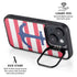Nautical Stripes iPhone 15 Kickstand Case