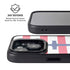 Nautical Stripes iPhone 15 Kickstand Case