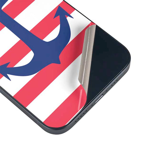 Nautical Stripes iPhone 15 Skin