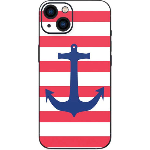 Nautical Stripes iPhone 15 Skin