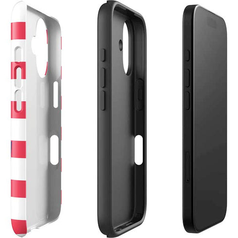 Nautical Stripes iPhone 16 Plus Impact Case