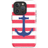 Nautical Stripes iPhone 16 Pro Impact Case