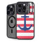 Nautical Stripes iPhone 16 Pro Kickstand Case