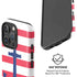 Nautical Stripes iPhone 16 Pro Magsafe Impact Case