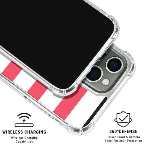Nautical Stripes iPhone 16 Pro Max Clear Case
