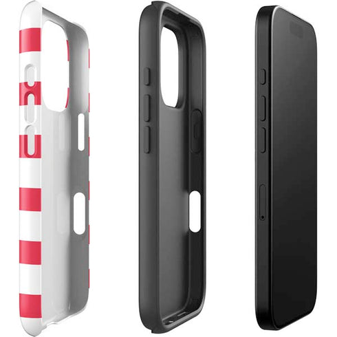 Nautical Stripes iPhone 16 Pro Max Impact Case