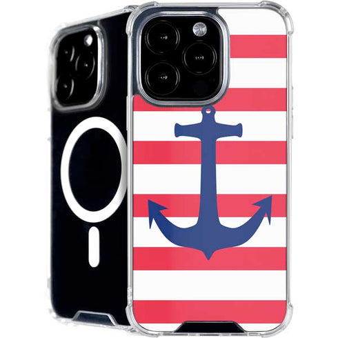 Nautical Stripes iPhone 16 Pro Max MagSafe Case