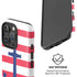 Nautical Stripes iPhone 16 Pro Max Magsafe Impact Case