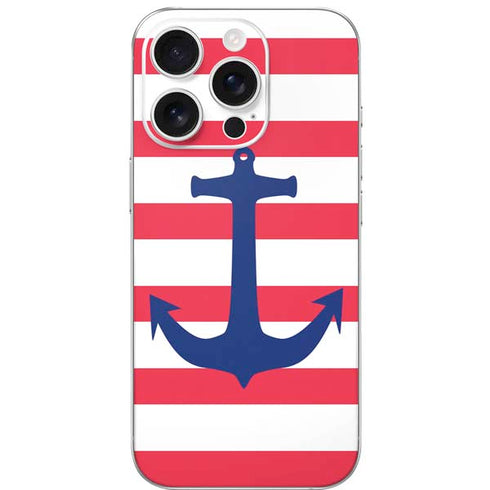 Nautical Stripes iPhone 16 Pro Skin