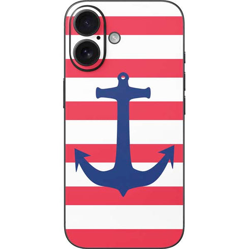 Nautical Stripes iPhone 16 Skin
