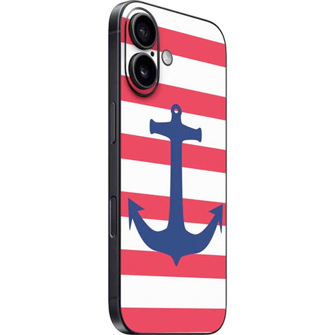 Nautical Stripes iPhone 16 Skin