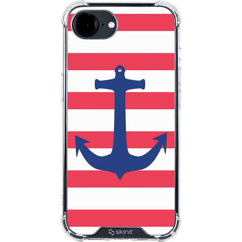 Nautical Stripes iPhone 16e Clear Case