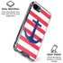 Nautical Stripes iPhone 16e Clear Case