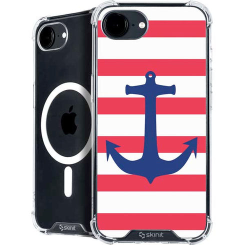 Nautical Stripes iPhone 16e MagSafe Case