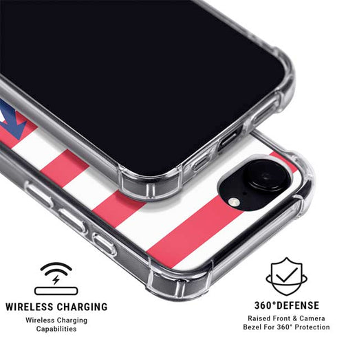 Nautical Stripes iPhone 16e MagSafe Case