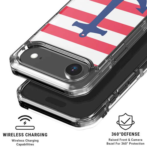 Nautical Stripes iPhone 17 Air Clear Case