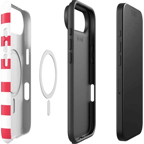 Nautical Stripes iPhone 17 Air Magsafe Impact Case