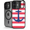 Nautical Stripes iPhone 17 Kickstand Case