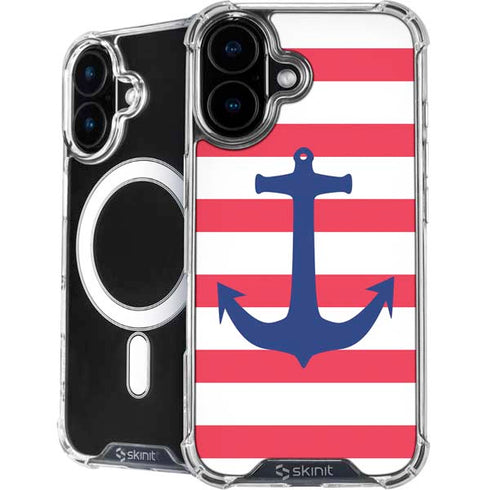 Nautical Stripes iPhone 17 MagSafe Case