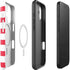 Nautical Stripes iPhone 17 Magsafe Impact Case