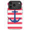 Nautical Stripes iPhone 17 Pro Impact Case