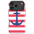 Nautical Stripes iPhone 17 Pro Impact Case