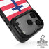 Nautical Stripes iPhone 17 Pro Kickstand Case