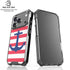 Nautical Stripes iPhone 17 Pro Max Clear Case