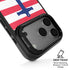 Nautical Stripes iPhone 17 Pro Max Kickstand Case