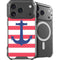 Nautical Stripes iPhone 17 Pro Max MagSafe Case