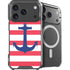 Nautical Stripes iPhone 17 Pro Max MagSafe Case