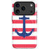 Nautical Stripes iPhone 17 Pro Max Magsafe Impact Case