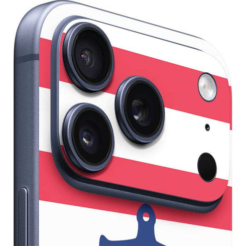 Nautical Stripes iPhone 17 Pro Skin