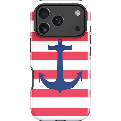 Nautical Stripes iPhone 18 Pro Impact Case