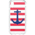 Nautical Stripes iPhone XS Clear Case