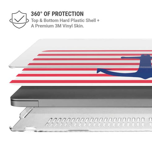 Nautical Stripes MacBook Cases