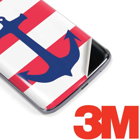 Nautical Stripes Moto E5 Plus Skin