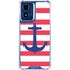 Nautical Stripes Moto G 5G (2024) Clear Case
