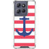 Nautical Stripes Moto G Power 5G (2025) Clear Case