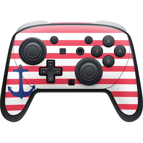 Nautical Stripes Nintendo Skins